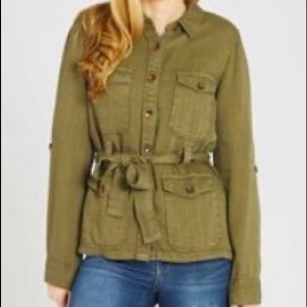 NWOT Altar’d State Green Utility Scout Jacket!